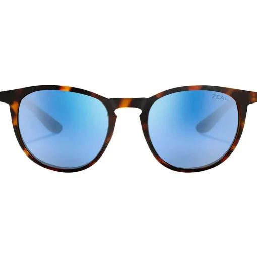 Lunettes de soleil Zeal Juno Matte Tortoise Ellume Polarized Horizon Blue