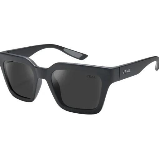 Lunettes de soleil Zeal Rowen Matte Black Ellume Dark Grey Polarized