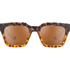 Lunettes de soleil Zeal Rowen Matte Grey Dark Havana Ellume Copper Polarized