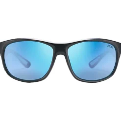 Lunettes de soleil Zeal Westwater Matte Black Ellume Horizon Blue Polarized