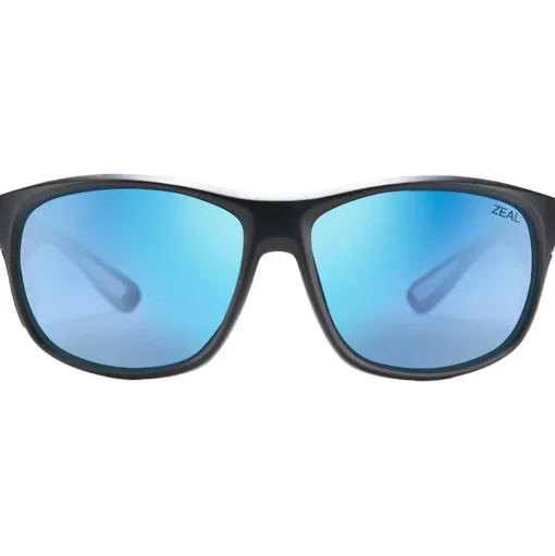Lunettes de soleil Zeal Westwater Matte Black Ellume Horizon Blue Polarized