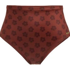 Maillot de bain Roxy Roxy Pro Wave Bas de Bikini Taille Haute Chocolate Plum Polka