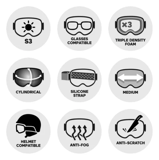 Masque de Ski Atomic Four Pro M Hd White Red Hd