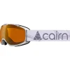 Masque de Ski Cairn Blaze M Pure White Silver Curve Photochromic