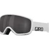 Masque de Ski Giro Ringo White Wordmark Vivid Smoke