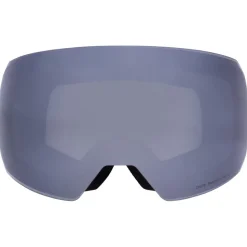 Masque de Ski Red Bull Spect Chute Matt Black White Smoke Silver Mirror + Cloudy Snow