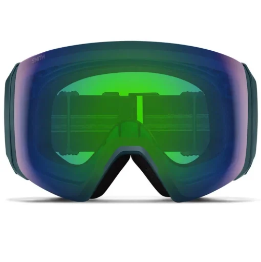 Masque de Ski Smith 4D Mag XL Pacific Chromapop Everyday Green Mirror + Chromapop Storm Blue Sensor Mirror