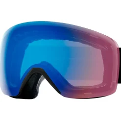 Masque de Ski Smith Skyline Black Chromapop Photochromic Rose Flash