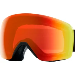 Masque de Ski Smith Skyline Black Chromapop Everyday Red Mirror