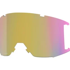 Masque de Ski Smith Squad XL Black Chromapop Sun Red Mirror + Yellow