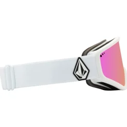 Masque de Ski Volcom Attunga Matte White Pink Chrome