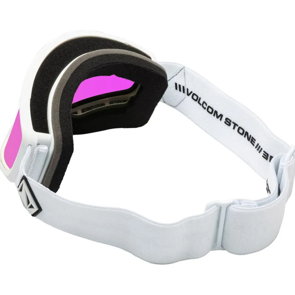 Masque de Ski Volcom Attunga Matte White Pink Chrome