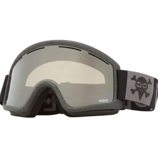 Masque de Ski Von Zipper Cleaver Kevin Jones Sig Stone Satin Wildlife Silver Chrome + Clear Fire Chrome