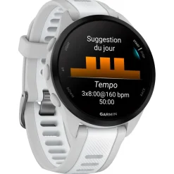 Montres GPS Garmin Forerunner 165 Music Blanc Gris Clair