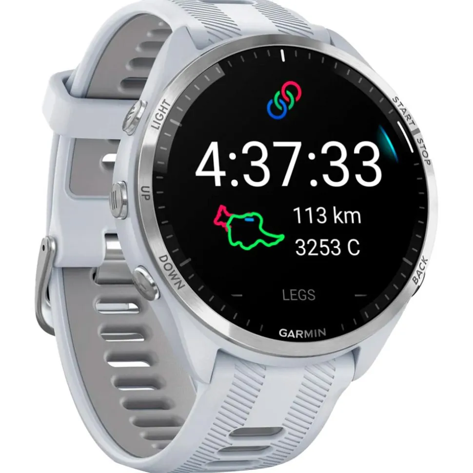 Montres GPS Garmin Forerunner 965 Blanc Gris