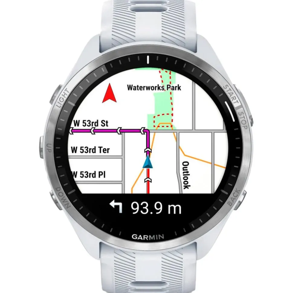 Montres GPS Garmin Forerunner 965 Blanc Gris