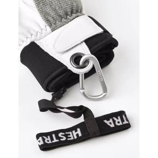 Moufles Hestra Army Leather Patrol Female Mitt Light Grey
