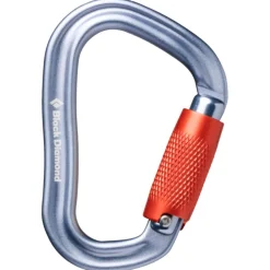 Mousqueton Black Diamond Vaporlock Twistlock Gray