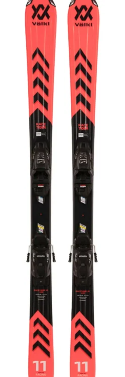 Pack Ski Alpin  Racetiger Jr Red + Fix