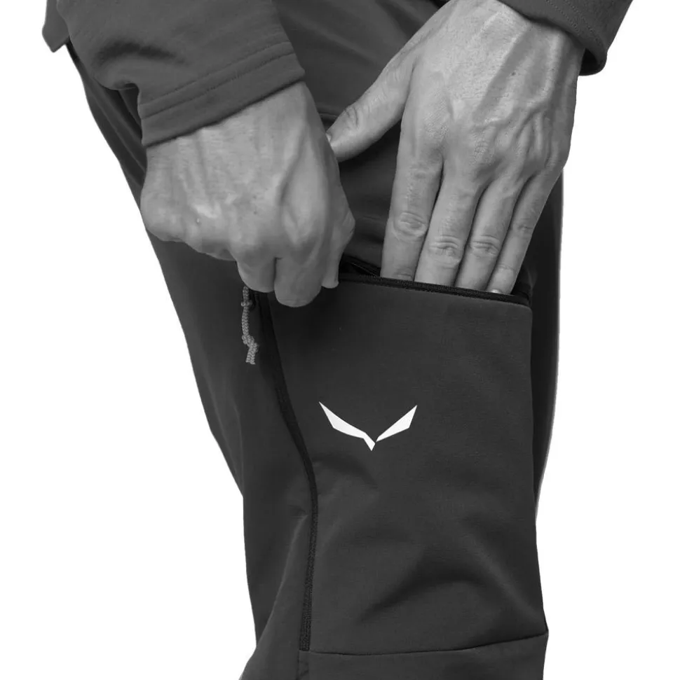 Pantalon Ski Salewa Sella Dst Pant Black Out