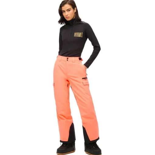 Pantalon Ski Superdry Ultimate Rescue Trousers W Pastelline Corail
