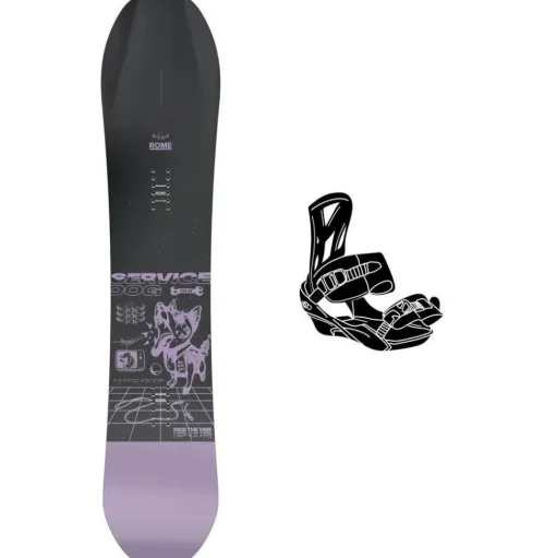 Planche Snowboard Rome Service Dog