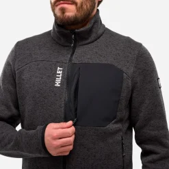 Polaire Millet Chamonix Knit Jacket M Black Noir