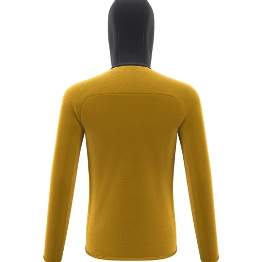 Polaire Millet Fusion Grid Hoodie Safran Deep Jungle
