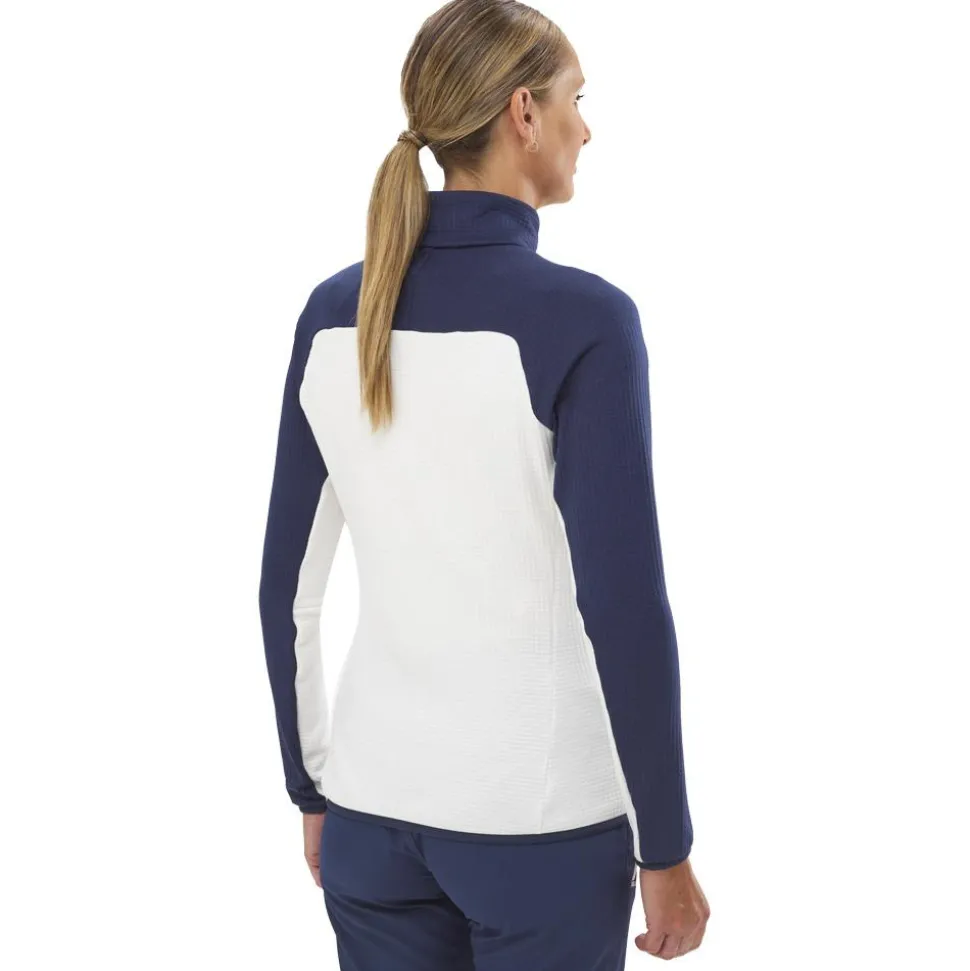 Polaire Millet Fusion Grid Jkt W Foggy Dew Saphir