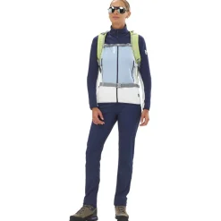 Polaire Millet Fusion Grid Jkt W Foggy Dew Saphir