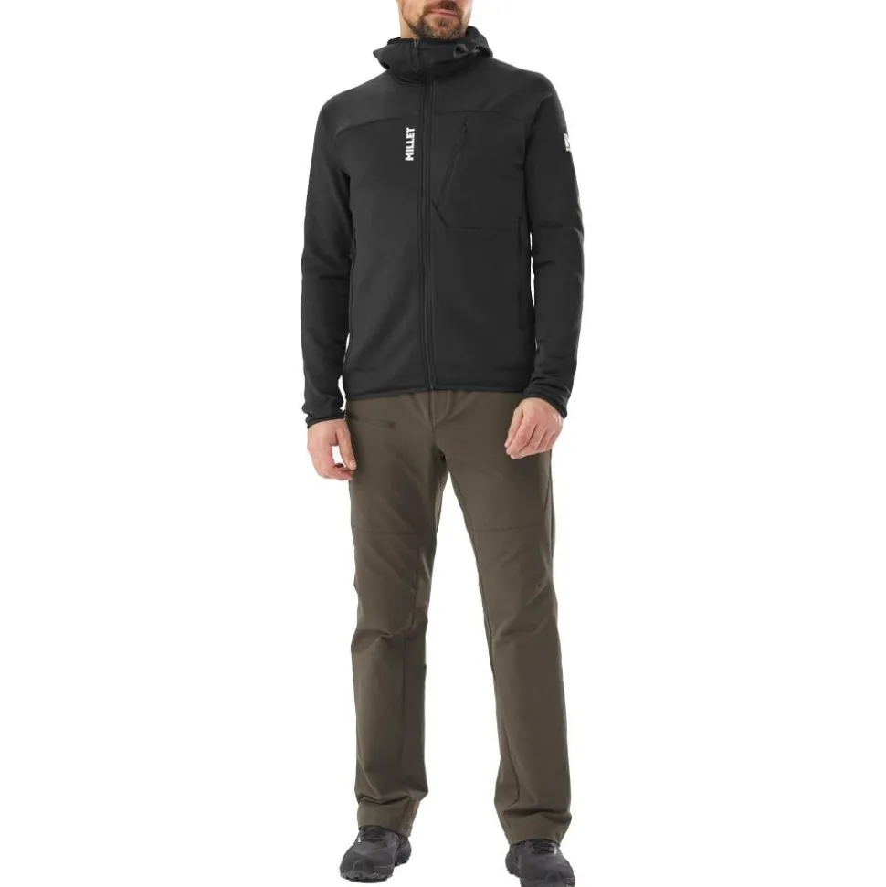 Polaire Millet Seneca Fleece Hoodie Black Noir