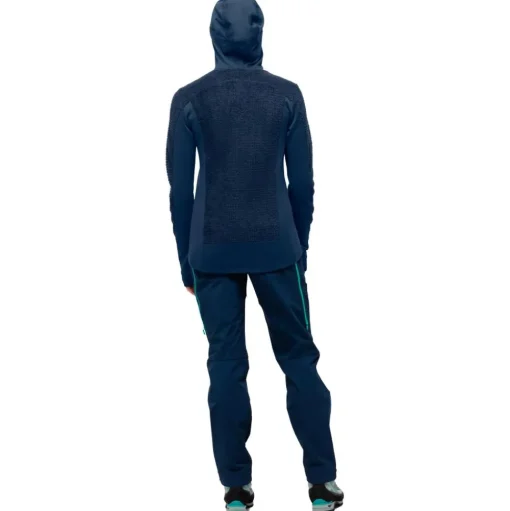 Polaire Norrona Falketind Alpha120 Zip Hood W's Indigo Night