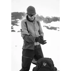 Polaire Norrona Falketind Alpha 120 Zip Hood Caviar