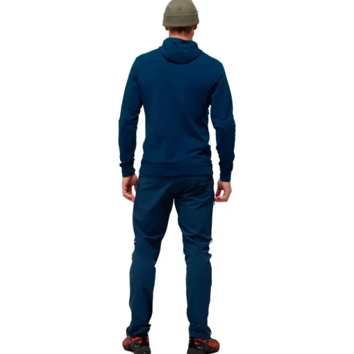 Polaire Norrona Falketind Warmwool2 Stretch Zip Hood Indigo Night