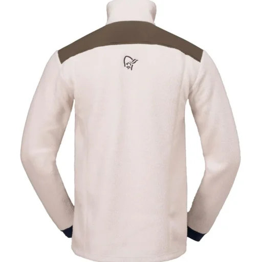 Polaire Norrona Trollveggen Warm 3 Jacket M's Whisper White