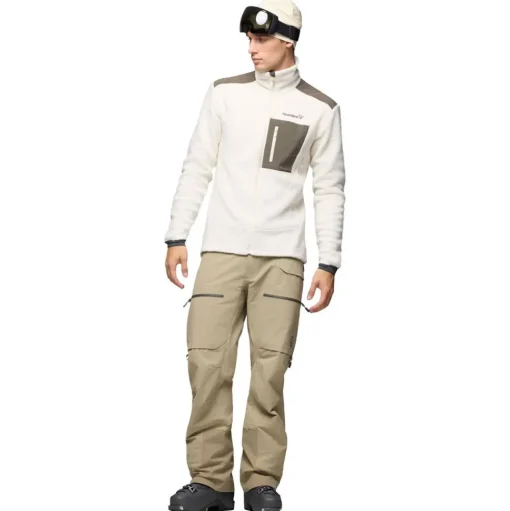 Polaire Norrona Trollveggen Warm 3 Jacket M's Whisper White
