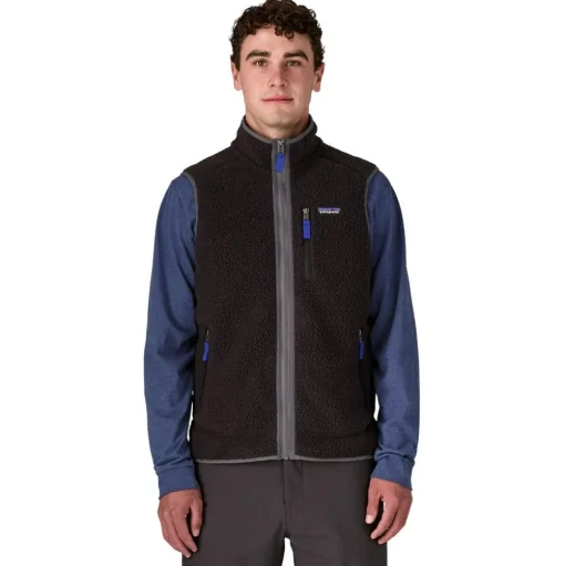 Polaire Patagonia M's Retro Pile Vest Black Forge Grey