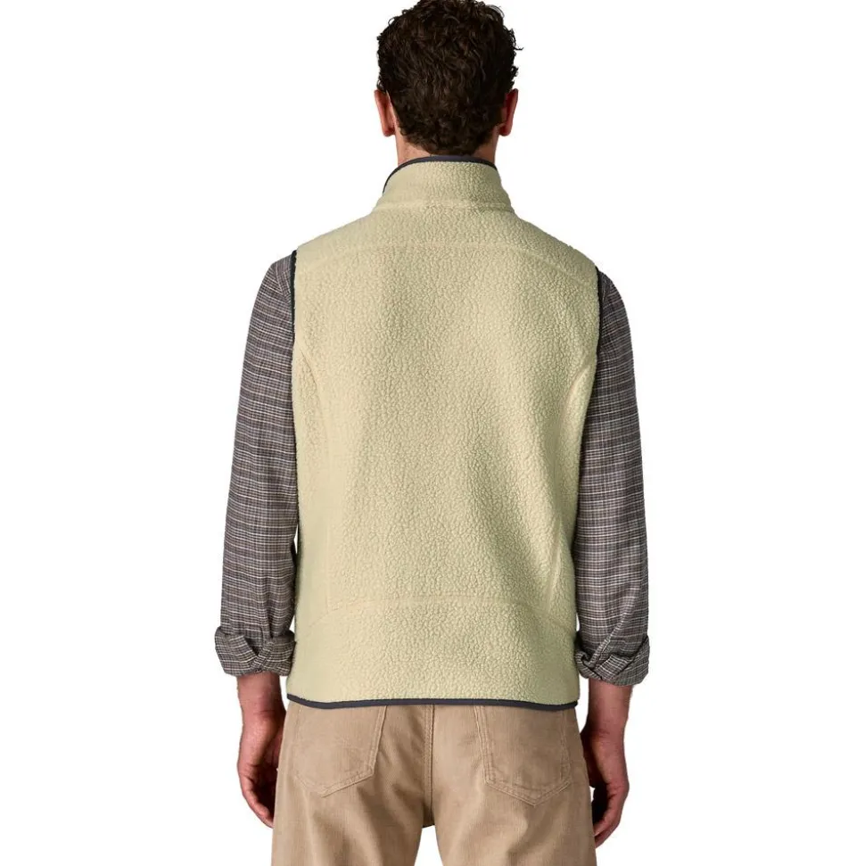 Polaire Patagonia M's Retro Pile Vest Pelican Smolder Blue