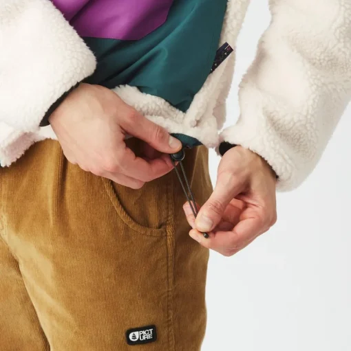 Polaire Picture Pmbton Zip Tofu Deep Water