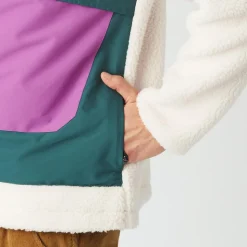 Polaire Picture Pmbton Zip Tofu Deep Water