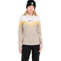 Polaire Protest Prtmerci 1/4 Zip Active Top BambooBeige