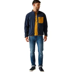 Polaire Regatta Frankie Full Zip Fleece Navy Mustard