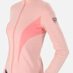 Polaire Rossignol W React Merino Fz Powder Pink