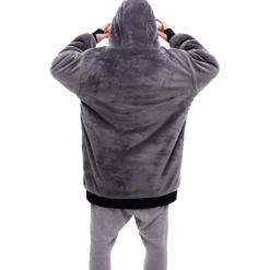 Poncho All-In Poncho Plaid Charcoal