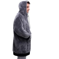 Poncho All-In Poncho Plaid Charcoal