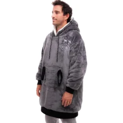 Poncho All-In Poncho Plaid Charcoal