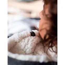 Poncho All-In Poncho Plaid Charcoal