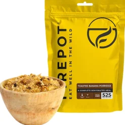 Repas Lyophilisé  Firepot Porridge Aux Bananes Grillées 150 g.