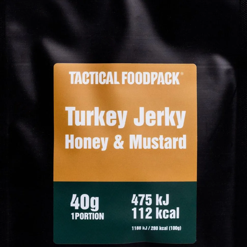Repas Lyophilisé Tactical Foodpack Jerky de Dinde au Miel et à la Moutarde 40 g.