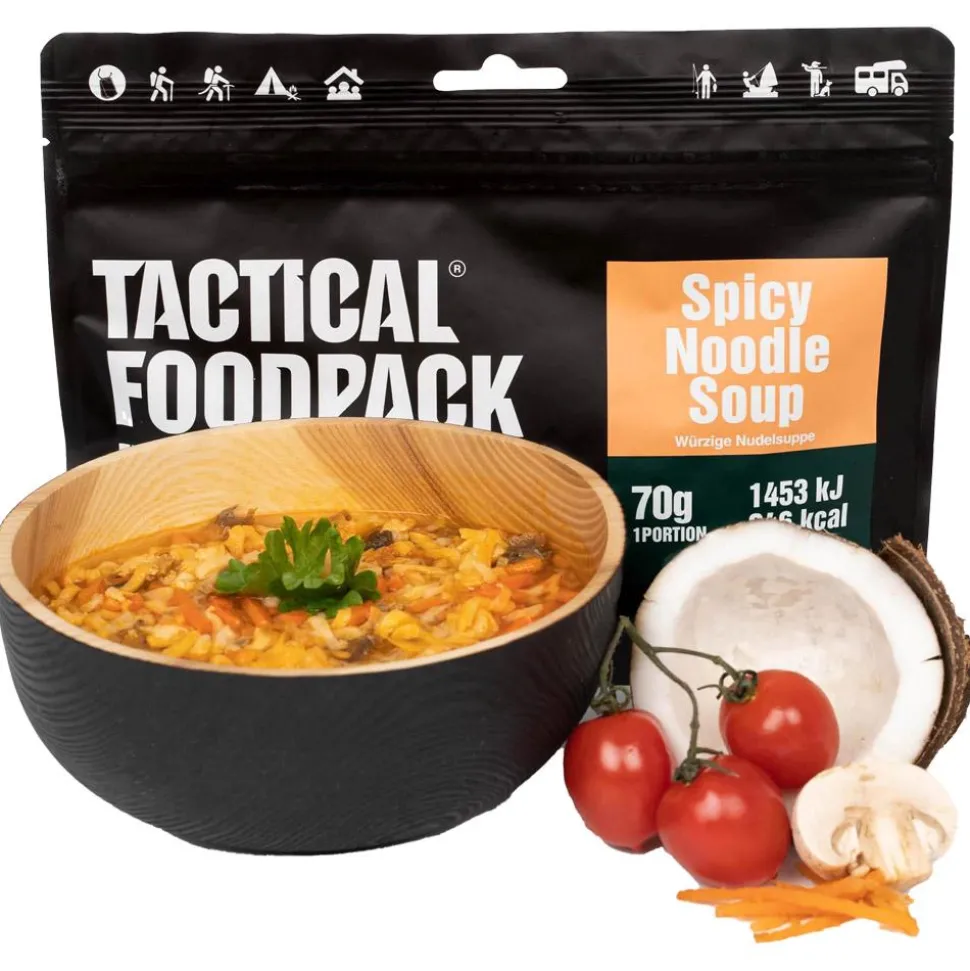 Repas Lyophilisé Tactical Foodpack Soupe aux nouilles épicée 70g